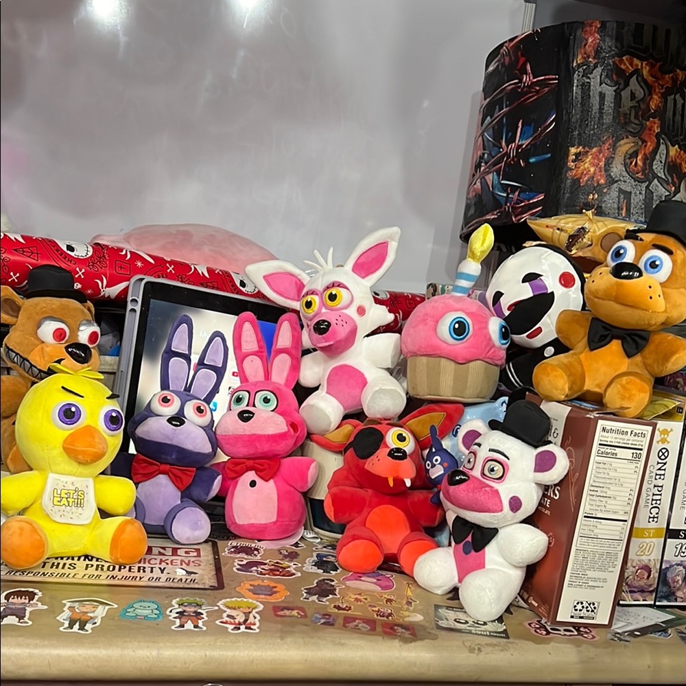 Colorful Plush Toy Set